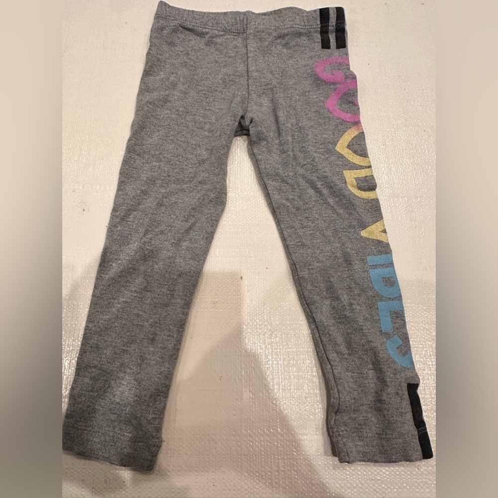 Flowers by Zoe Gray Leggings with Pink, Yellow, and Blue Accents